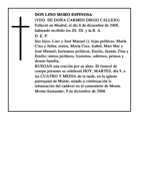 DON LINO MORO ESPINOSA