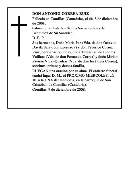 DON ANTONIO CORREA RUIZ