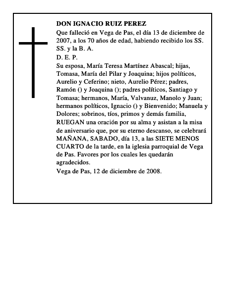 DON IGNACIO RUIZ PEREZ