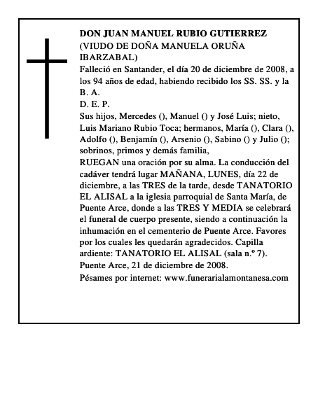 DON JUAN MANUEL RUBIO GUTIERREZ