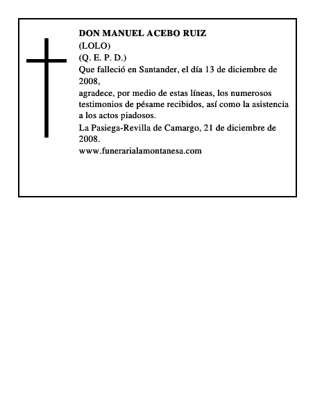 DON MANUEL ACEBO RUIZ