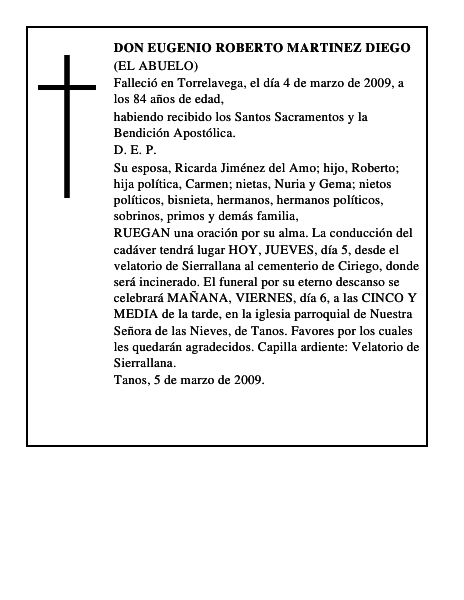 DON EUGENIO ROBERTO MARTINEZ DIEGO