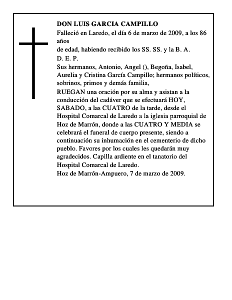 DON LUIS GARCIA CAMPILLO