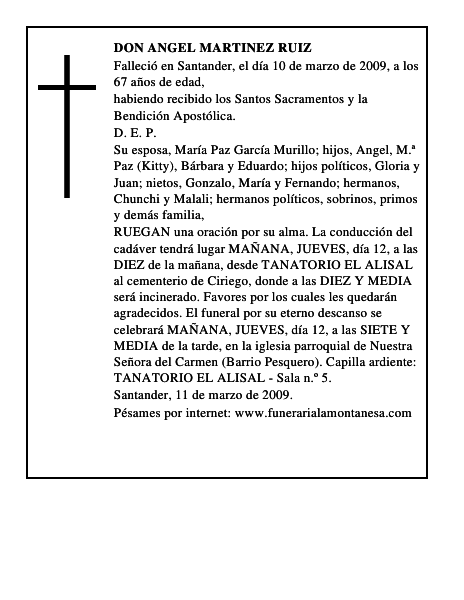 DON ANGEL MARTINEZ RUIZ