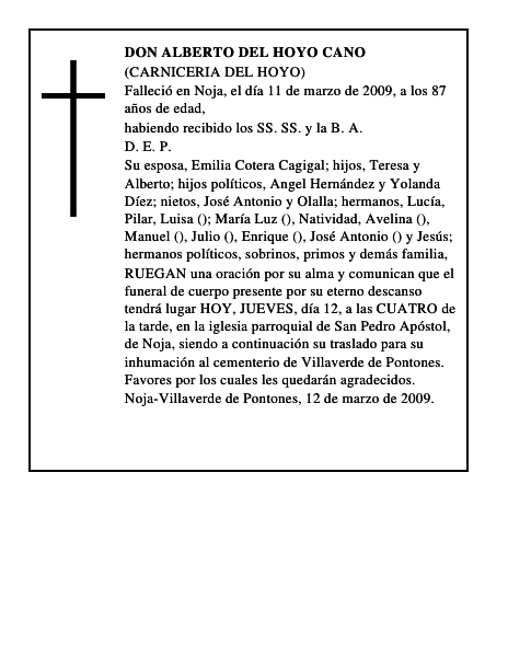 DON ALBERTO DEL HOYO CANO