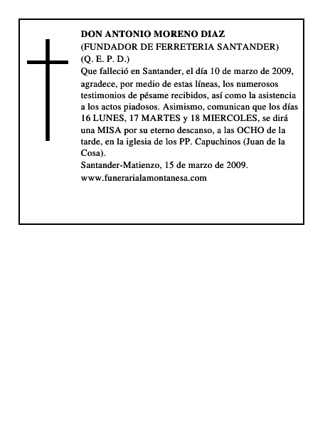 DON ANTONIO MORENO DIAZ