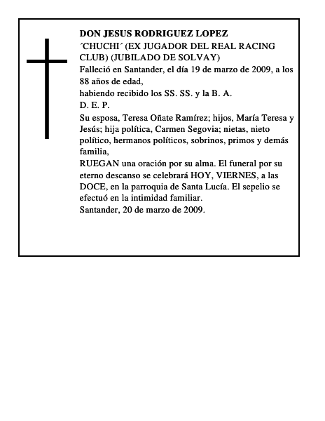 DON JESUS RODRIGUEZ LOPEZ