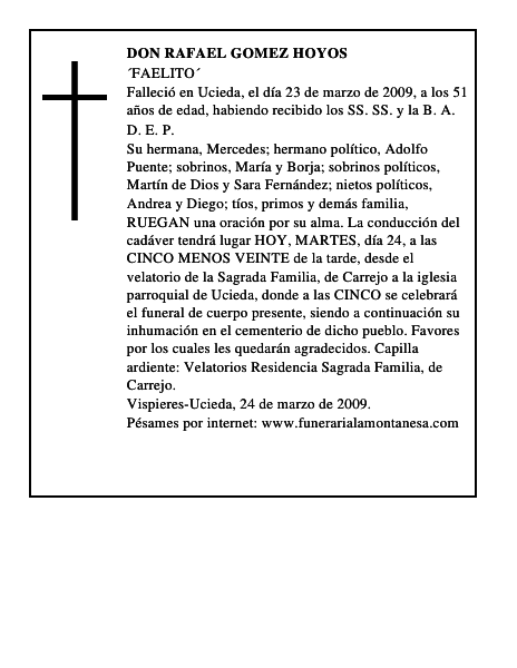 DON RAFAEL GOMEZ HOYOS