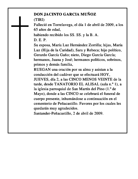 DON JACINTO GARCIA MUÑOZ