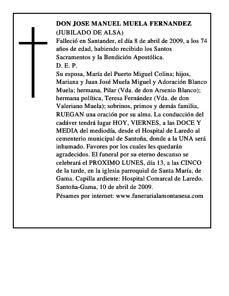 DON JOSE MANUEL MUELA FERNANDEZ