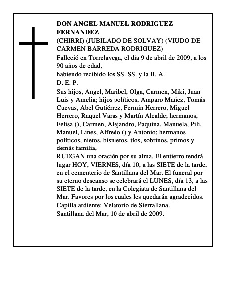 DON ANGEL MANUEL RODRIGUEZ FERNANDEZ