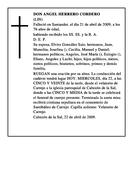 DON ANGEL HERRERO CORDERO