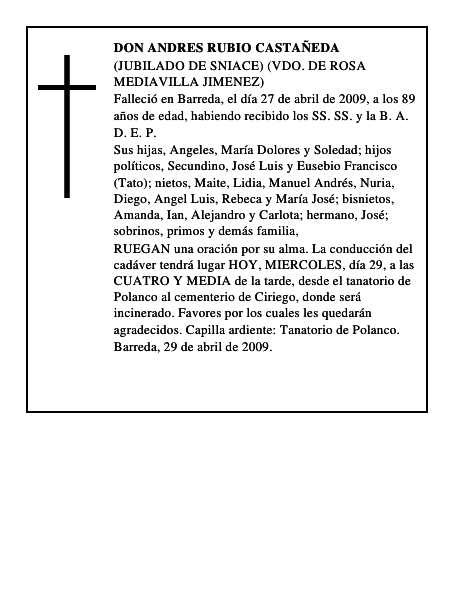 DON ANDRES RUBIO CASTAÑEDA