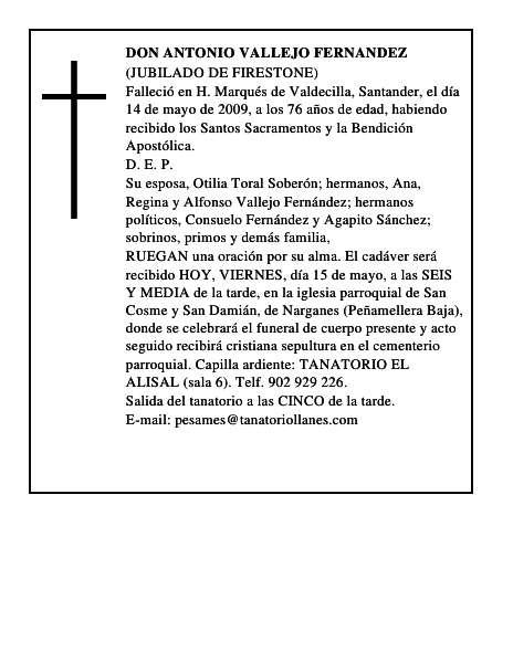 DON ANTONIO VALLEJO FERNANDEZ