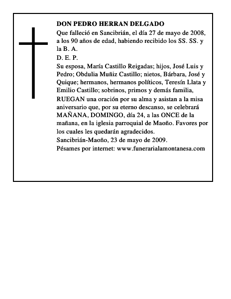 DON PEDRO HERRAN DELGADO