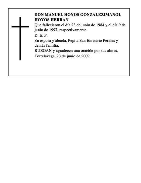 DON MANUEL HOYOS GONZALEZIMANOL HOYOS HERRAN