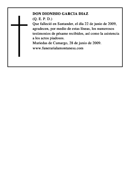 DON DIONISIO GARCIA DIAZ