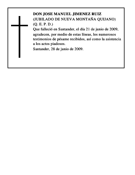 DON JOSE MANUEL JIMENEZ RUIZ