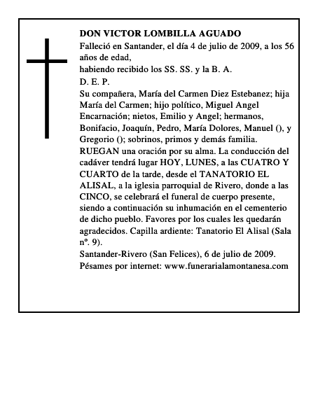 DON VICTOR LOMBILLA AGUADO