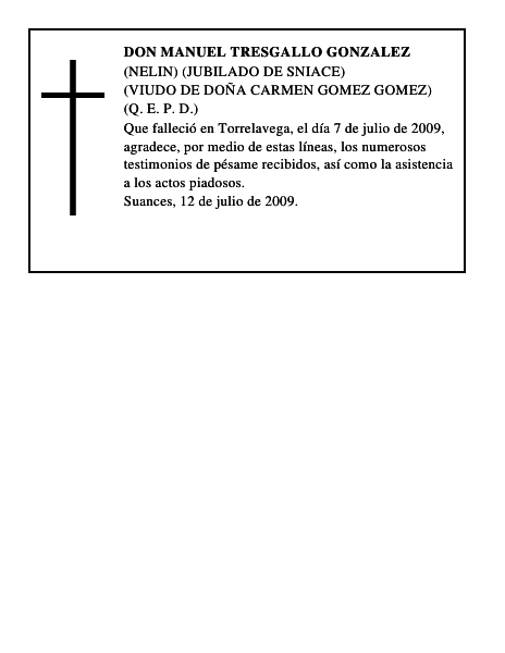 DON MANUEL TRESGALLO GONZALEZ