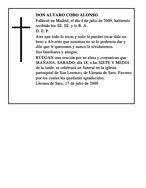 DON ALVARO COBO ALONSO