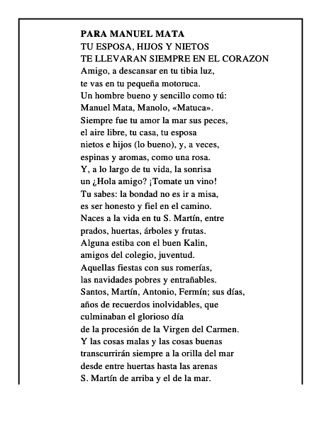 PARA MANUEL MATA