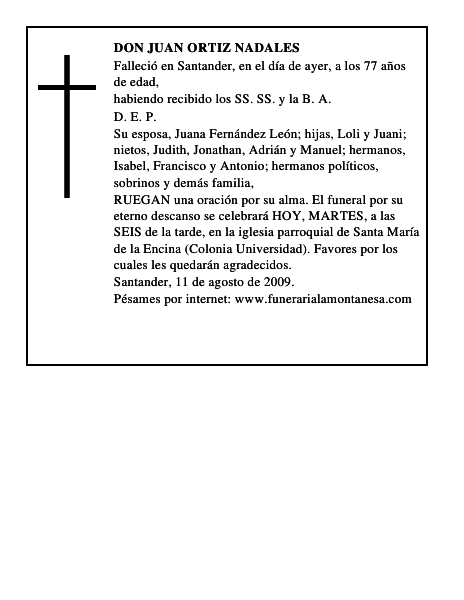DON JUAN ORTIZ NADALES