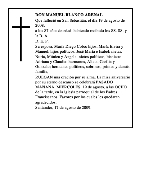 DON MANUEL BLANCO ARENAL