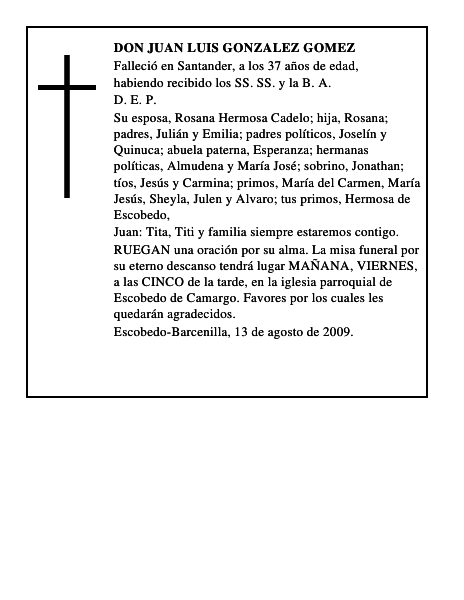 DON JUAN LUIS GONZALEZ GOMEZ