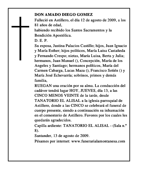DON AMADO DIEGO GOMEZ