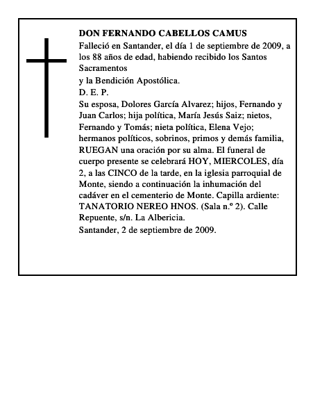 DON FERNANDO CABELLOS CAMUS