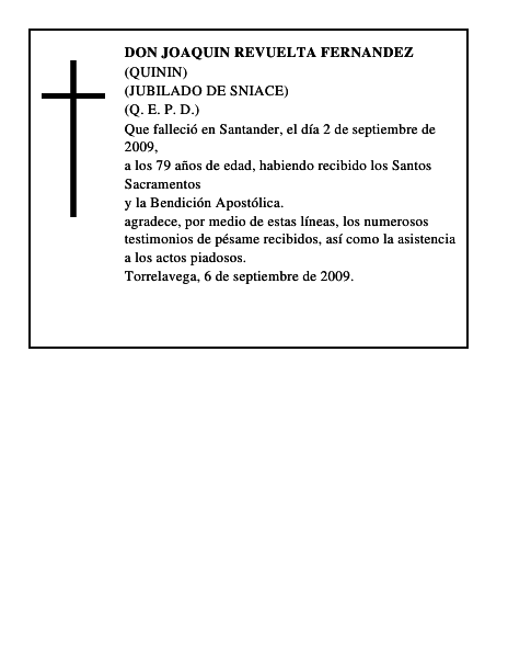 DON JOAQUIN REVUELTA FERNANDEZ