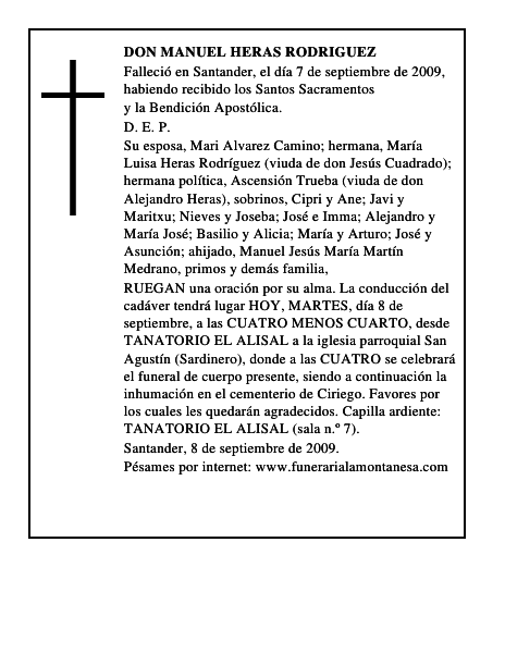 DON MANUEL HERAS RODRIGUEZ