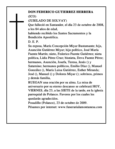 DON FEDERICO GUTIERREZ HERRERA