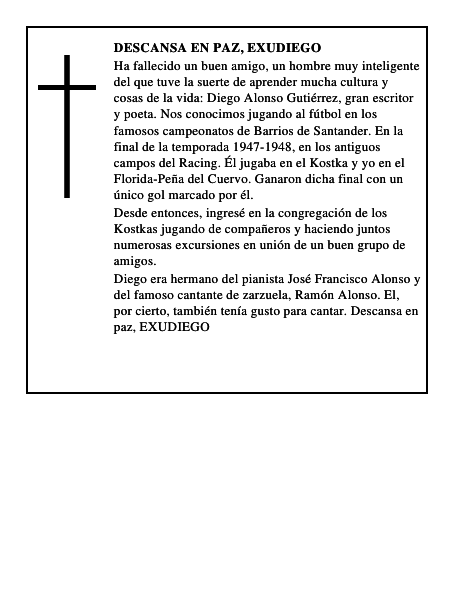 Descansa en paz, Exudiego