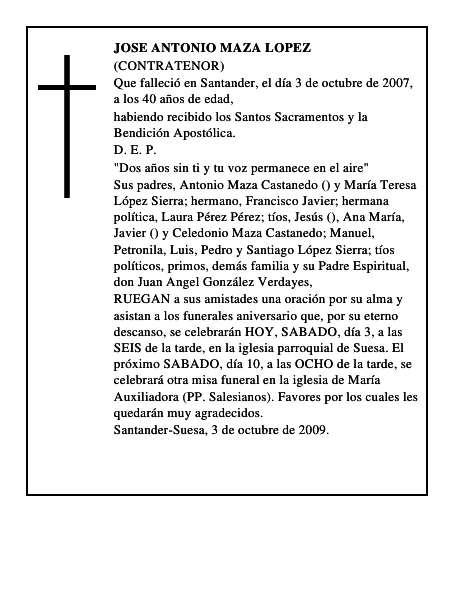 JOSE ANTONIO MAZA LOPEZ