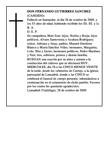 DON FERNANDO GUTIERREZ SANCHEZ