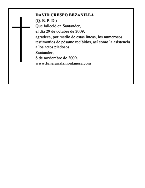 DAVID CRESPO BEZANILLA