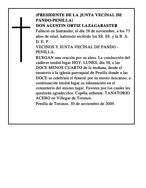 DON AGUSTIN ORTIZ LAZAGABASTER