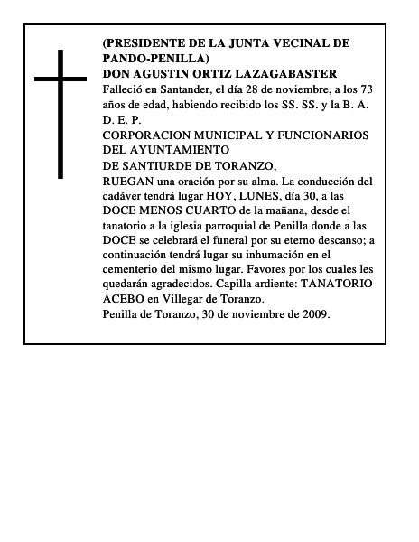 DON AGUSTIN ORTIZ LAZAGABASTER