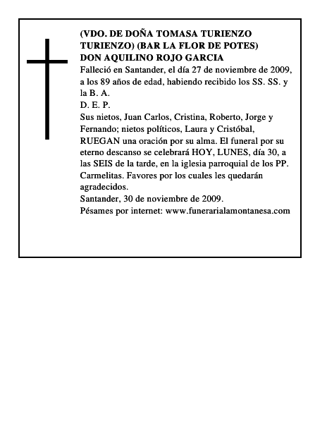 DON AQUILINO ROJO GARCIA
