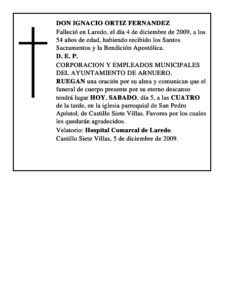 DON IGNACIO ORTIZ FERNANDEZ