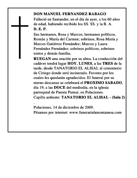 DON MANUEL FERNANDEZ RABAGO