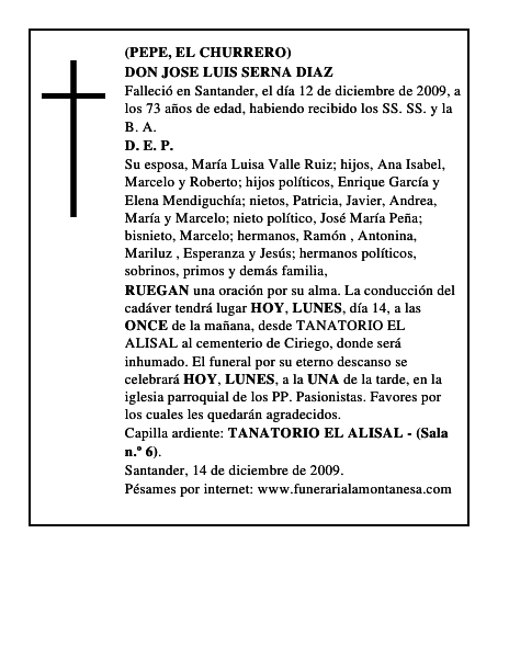 DON JOSE LUIS SERNA DIAZ