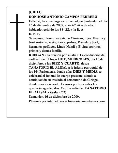 DON JOSE ANTONIO CAMPOS PEDRERO