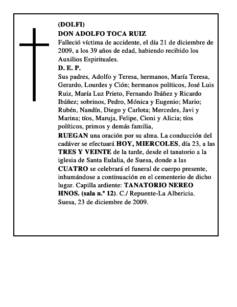 DON ADOLFO TOCA RUIZ