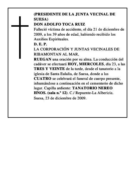 DON ADOLFO TOCA RUIZ