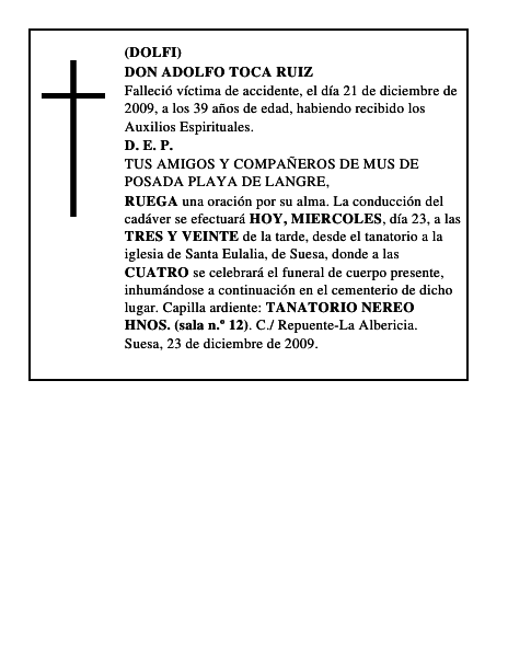 DON ADOLFO TOCA RUIZ