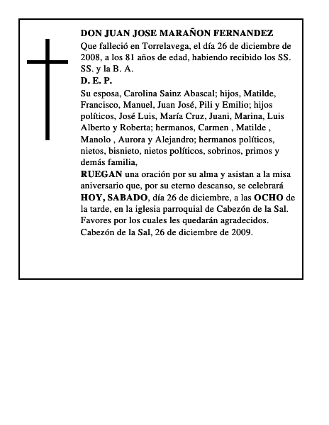 DON JUAN JOSE MARAÑON FERNANDEZ