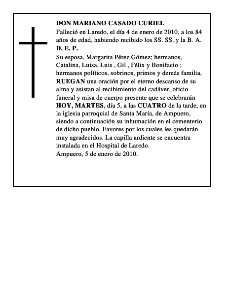 DON MARIANO CASADO CURIEL